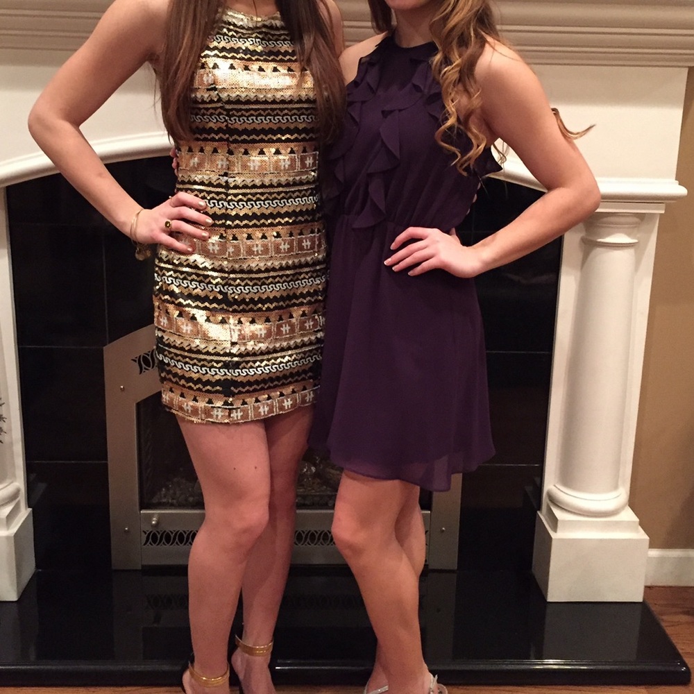 (Sold) Elegant plum dress